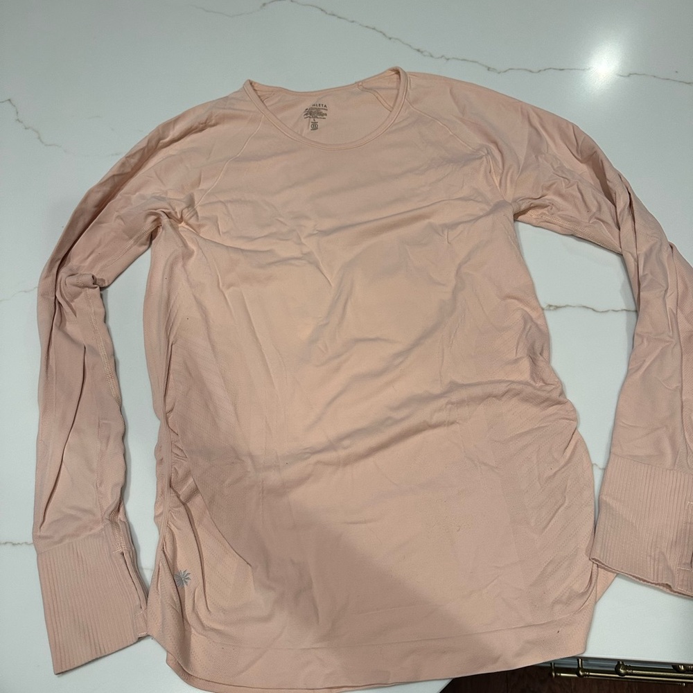Light Pink Long Sleeve Shirt